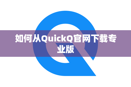 如何从QuickQ官网下载专业版